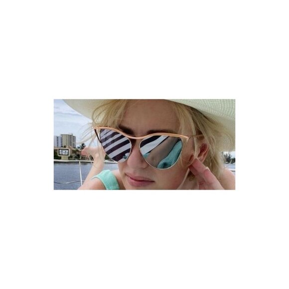 New DITA Revoir Gold Cat Eye DTS 509 02 Sunglasses Women - Picture 4 of 9